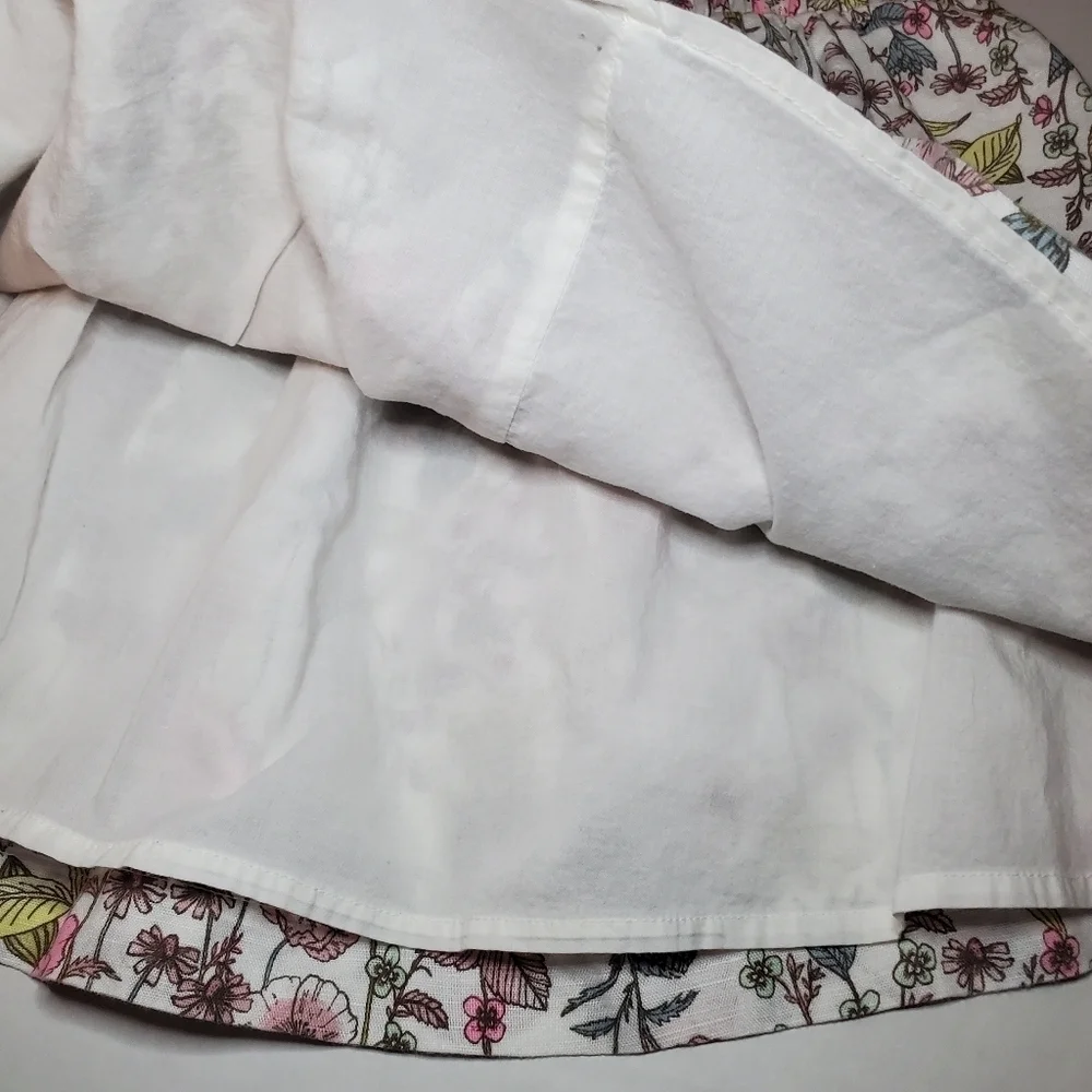 Gap Kids M Lined linen/cotton Blend Skirt Sz M